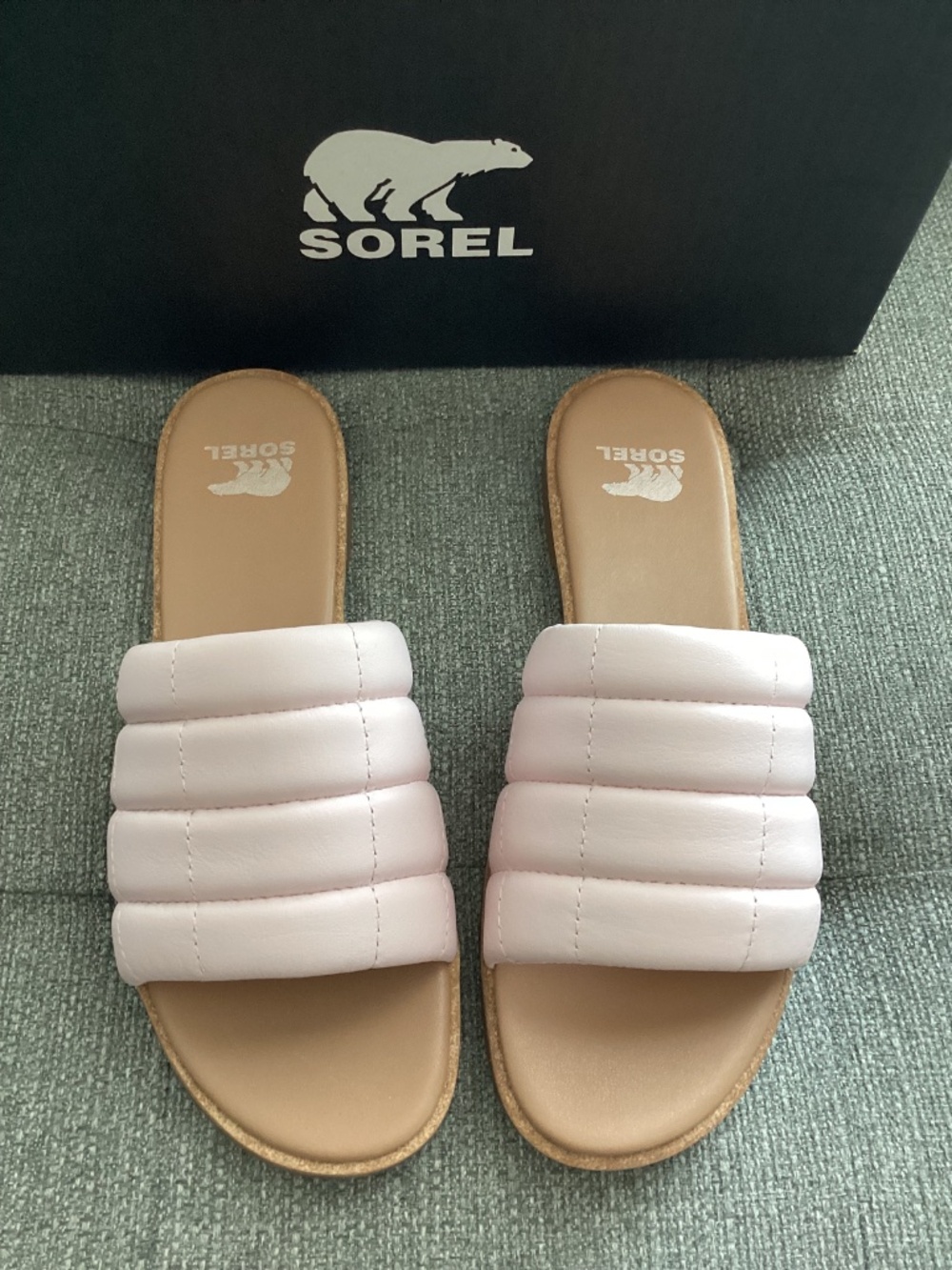 SOREL Ella III Quilted Puff Slide Sandal - Picture 12 of 16